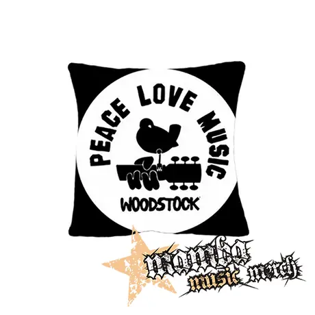 WOODSTOCK - Peace Love Music - vankúš