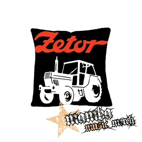 ZETOR - Červené logo a traktor - vankúš