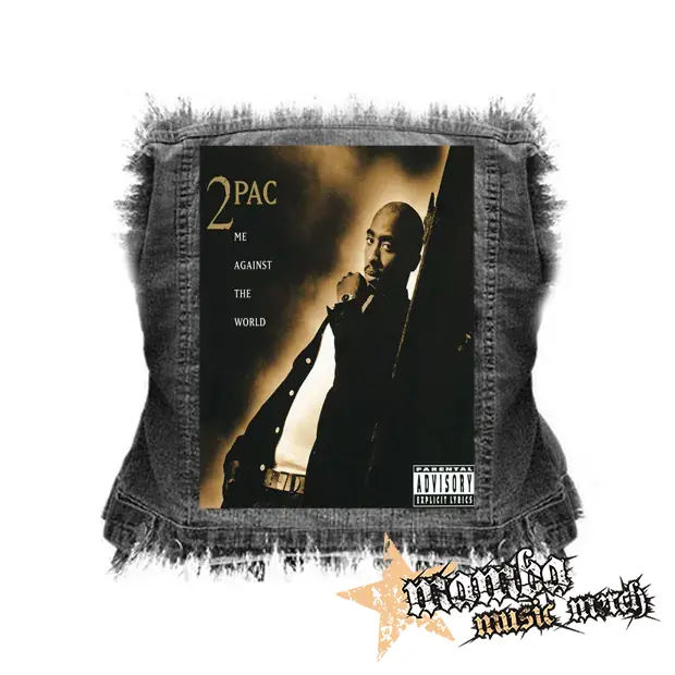 2 PAC - Me Against The World - chrbtová nášivka (36 x 27 cm)