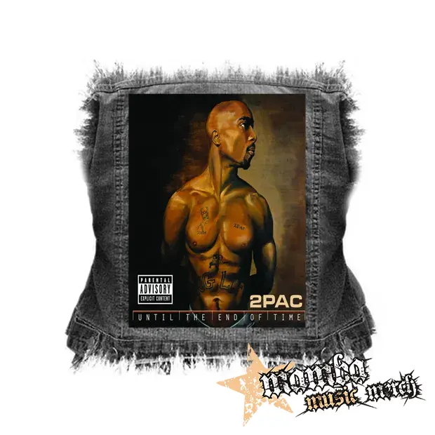 2 PAC - Until The End Of Time - chrbtová nášivka (36 x 27 cm)