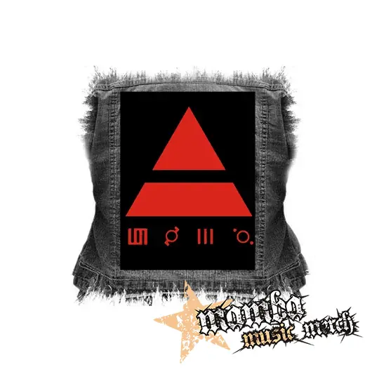 30 SECONDS TO MARS - Red Triad - chrbtová nášivka (36 x 27 cm)