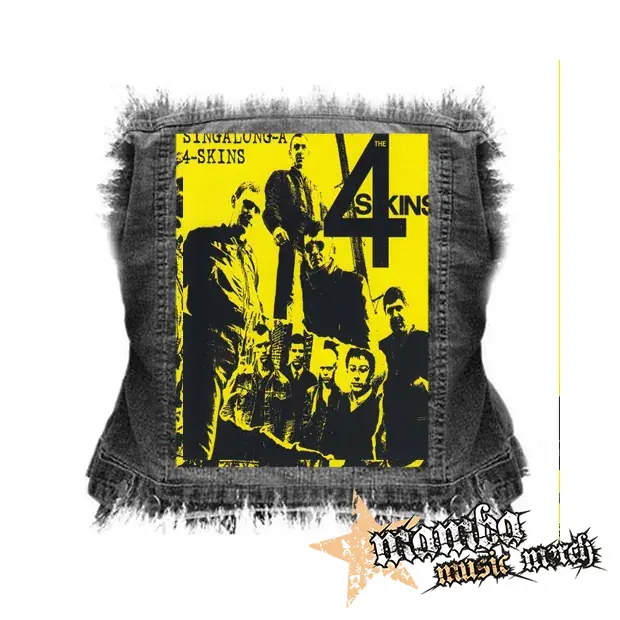 4 SKINS - Singalong-A 4-Skins - chrbtová nášivka (36 x 27 cm)
