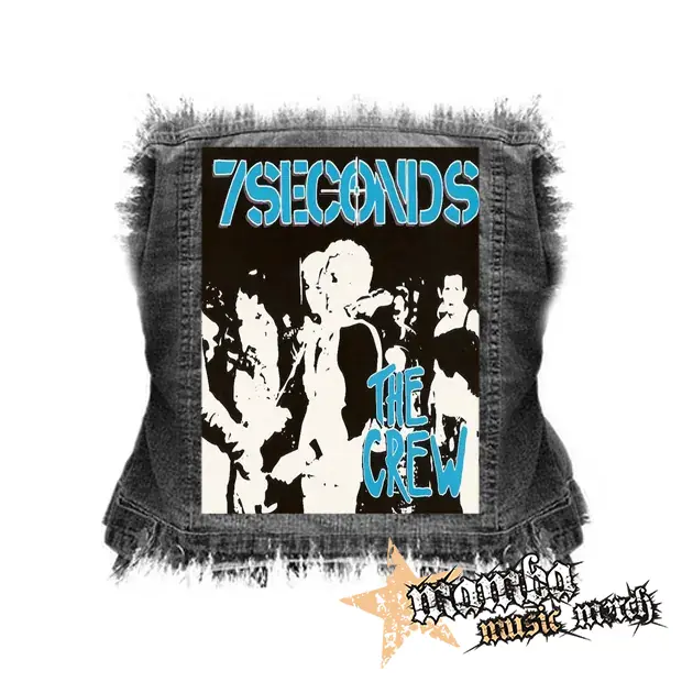 7 SECONDS - The Crew - chrbtová nášivka (36 x 27 cm)