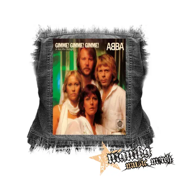 ABBA - Gimme Gimme Gimme - chrbtová nášivka (36 x 27 cm)