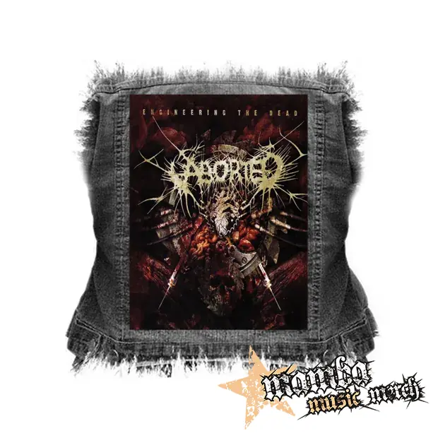 ABORTED - Engineering the dead - chrbtová nášivka (36 x 27 cm)