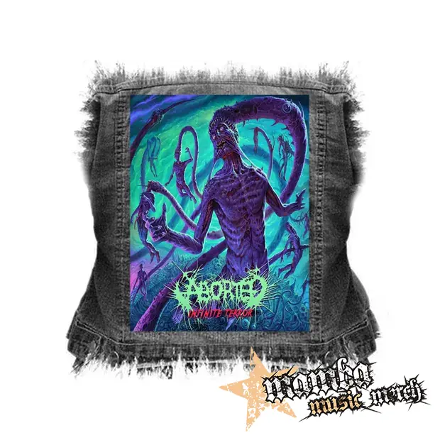 ABORTED - Infinite Terror - chrbtová nášivka (36 x 27 cm)
