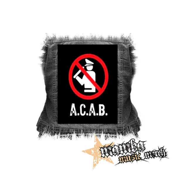 ACAB - Pictogram - chrbtová nášivka (36 x 27 cm)