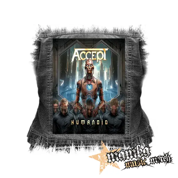 ACCEPT - Humanoid - chrbtová nášivka (36 x 27 cm)