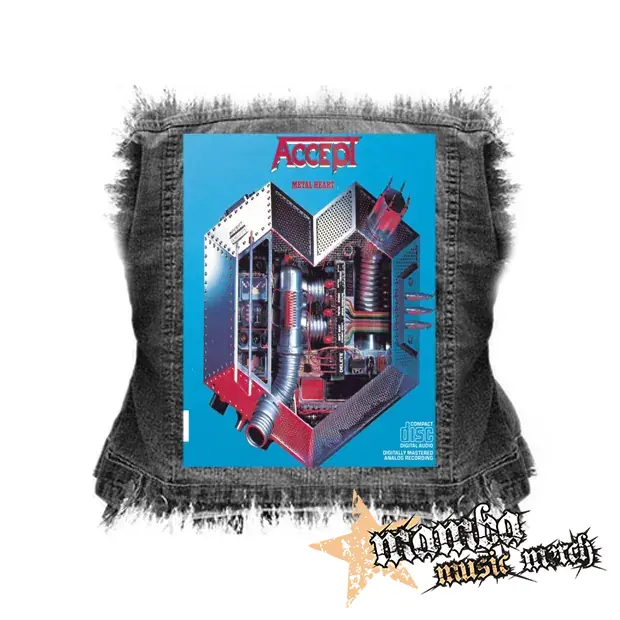 ACCEPT - Metal Heart - chrbtová nášivka (36 x 27 cm)