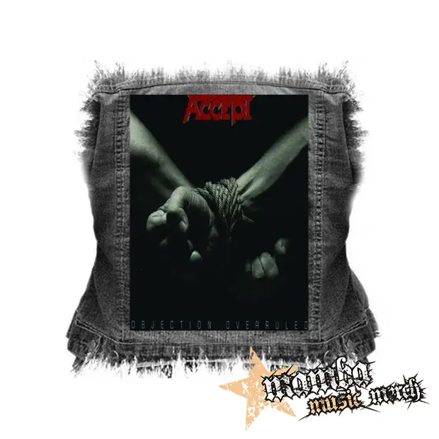 ACCEPT - Objection Overruled - chrbtová nášivka (36 x 27 cm)