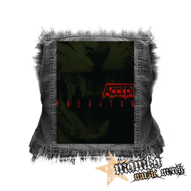 ACCEPT - Predator - chrbtová nášivka (36 x 27 cm)
