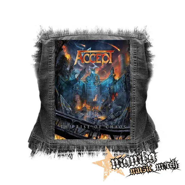 ACCEPT - The Rise Of Chaos - chrbtová nášivka (36 x 27 cm)