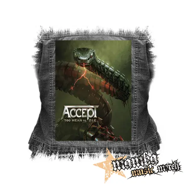 ACCEPT - Too Mean to Die - chrbtová nášivka (36 x 27 cm)