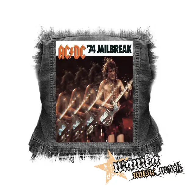 ACDC - '74 Jailbreak - chrbtová nášivka (36 x 27 cm)