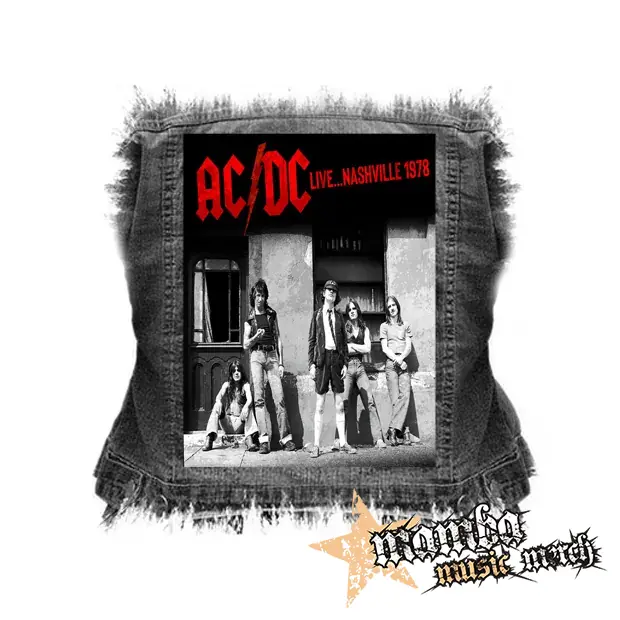 ACDC - ACDC Live... Nashville 1978 - chrbtová nášivka (36 x 27 cm)