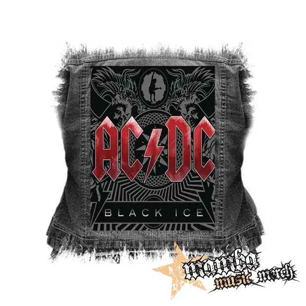 ACDC - Black Ice - chrbtová nášivka (36 x 27 cm)