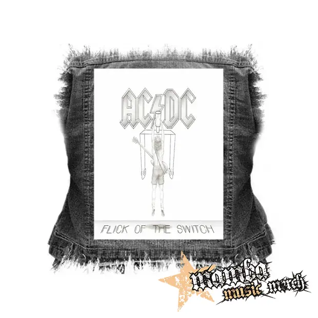 ACDC - Flick of the Switch - chrbtová nášivka (36 x 27 cm)