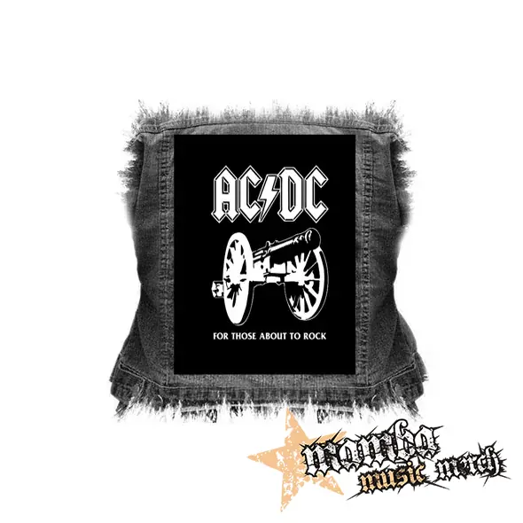 ACDC - For Those About To Rock - chrbtová nášivka (36 x 27 cm)