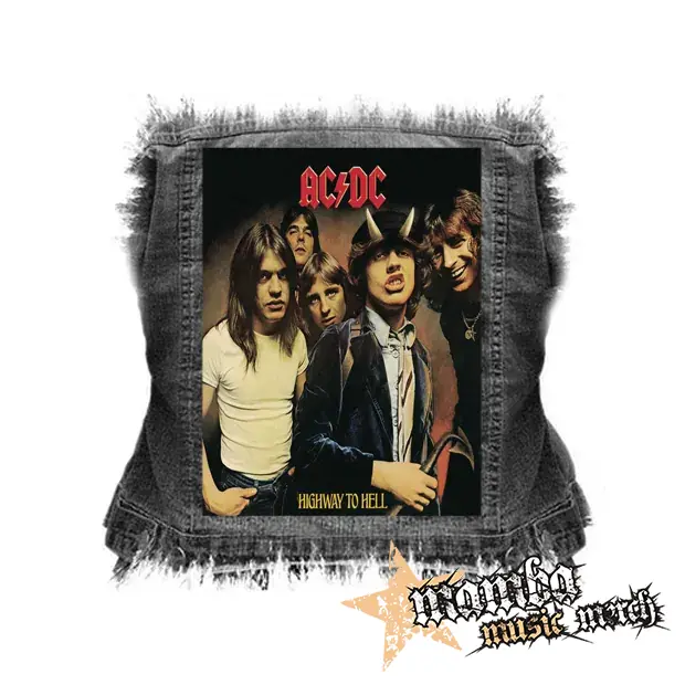 ACDC - Highway to Hell - chrbtová nášivka (36 x 27 cm)