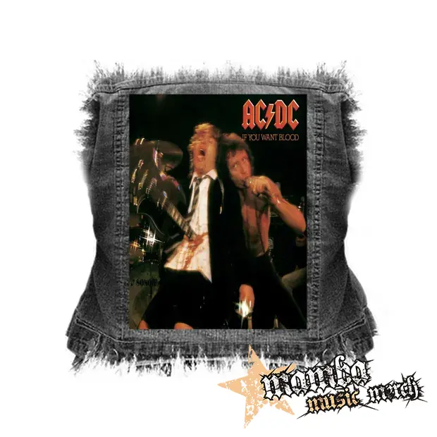 ACDC - If You Want Blood You've Got It - chrbtová nášivka (36 x 27 cm)