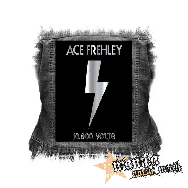 ACE FREHLEY - 10,000VoltsCrest - chrbtová nášivka (36 x 27 cm)