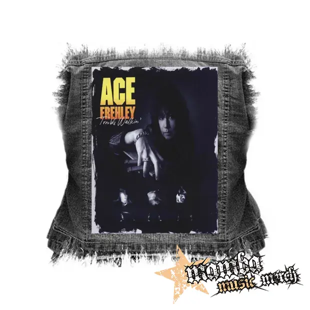 ACE FREHLEY- Trouble Walkin' - chrbtová nášivka (36 x 27 cm)