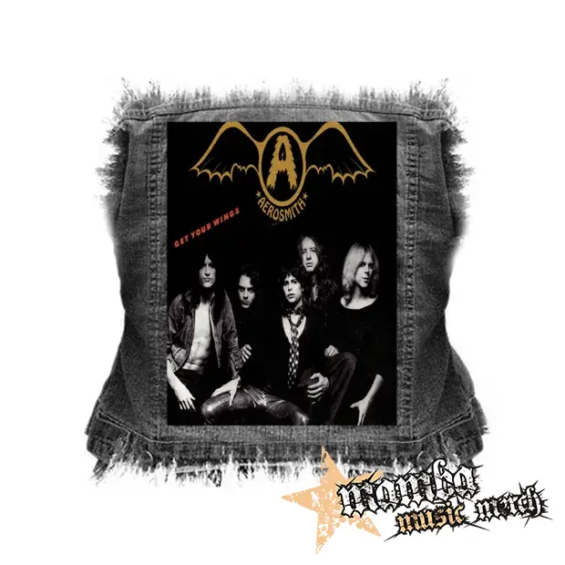 AEROSMITH - Get Your Wings - chrbtová nášivka (36 x 27 cm)