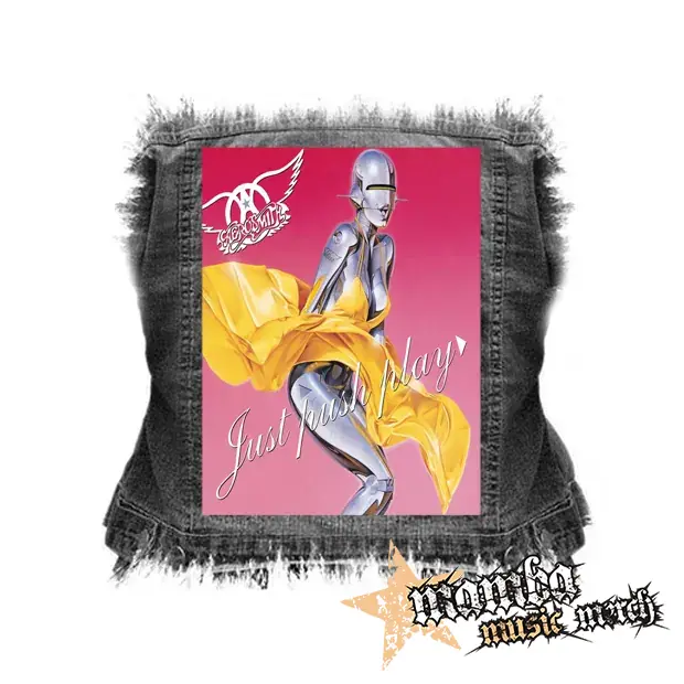 AEROSMITH - Just Push Play - chrbtová nášivka (36 x 27 cm)