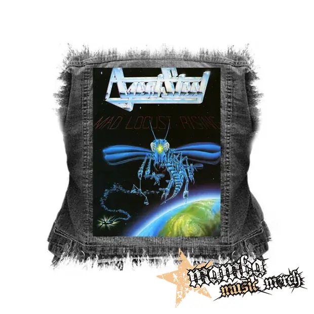 AGENT STEEL - Mad Locust Rising - chrbtová nášivka (36 x 27 cm)