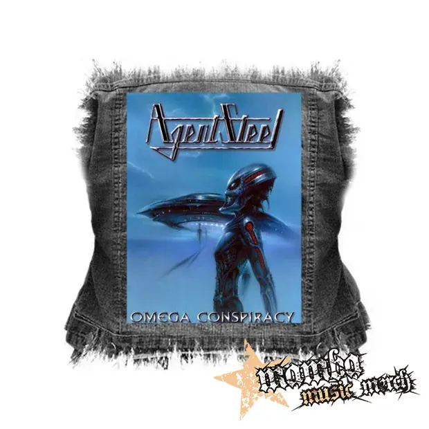 AGENT STEEL - Omega Conspiracy - chrbtová nášivka (36 x 27 cm)