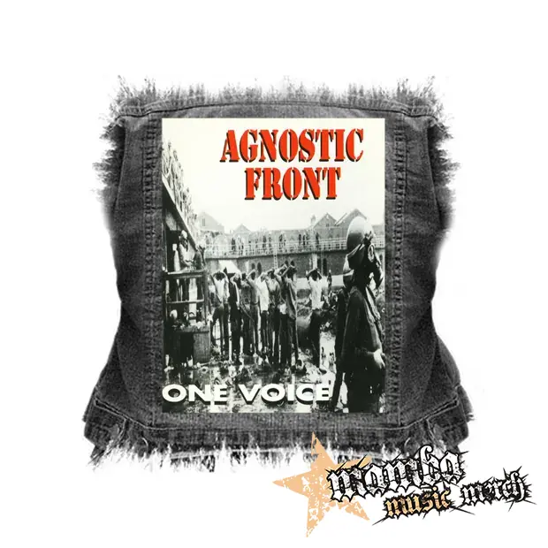 AGNOSIC FRONT - One Voice - chrbtová nášivka (36 x 27 cm)