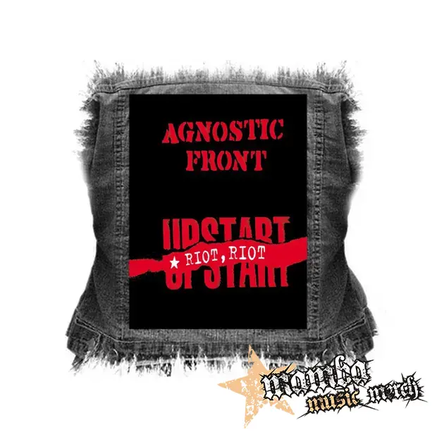 AGNOSTIC FRONT - Riot, Riot, Upstart - chrbtová nášivka (36 x 27 cm)