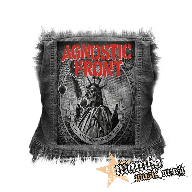 AGNOSTIC FRONT - The American Dream Died - chrbtová nášivka (36 x 27 cm)