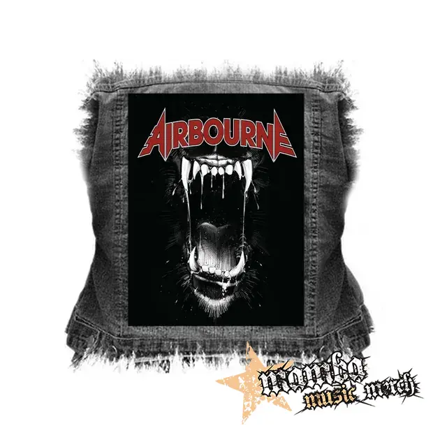 AIRBOURNE - Black Dog Barking - chrbtová nášivka (36 x 27 cm)