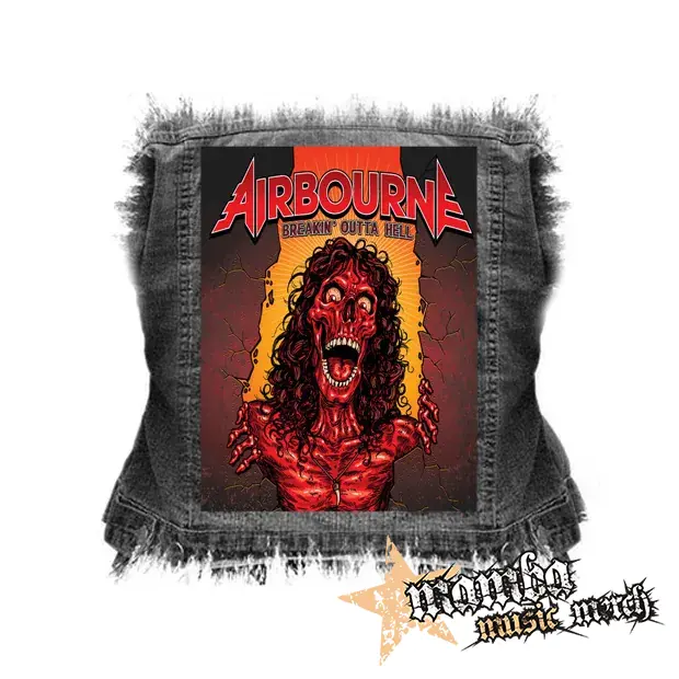 AIRBOURNE - Breakin' Outta Hell - chrbtová nášivka (36 x 27 cm)