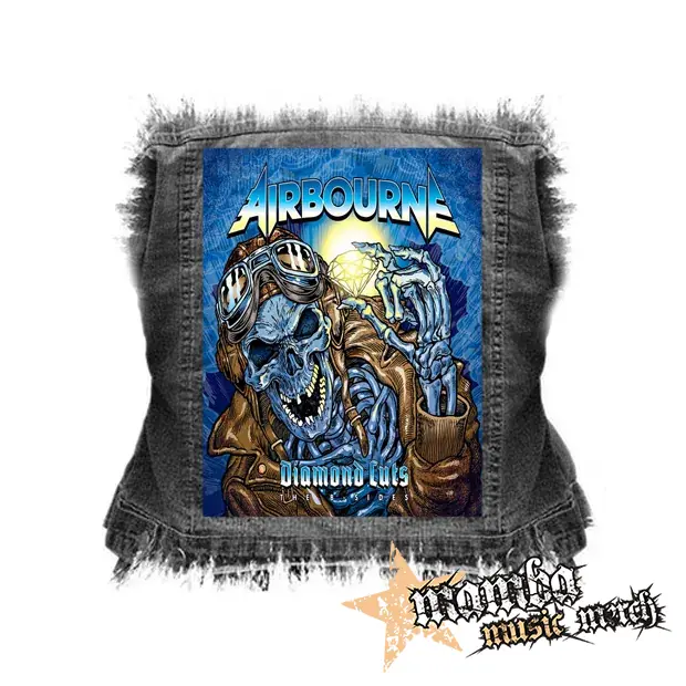 AIRBOURNE - Diamond Cuts - chrbtová nášivka (36 x 27 cm)