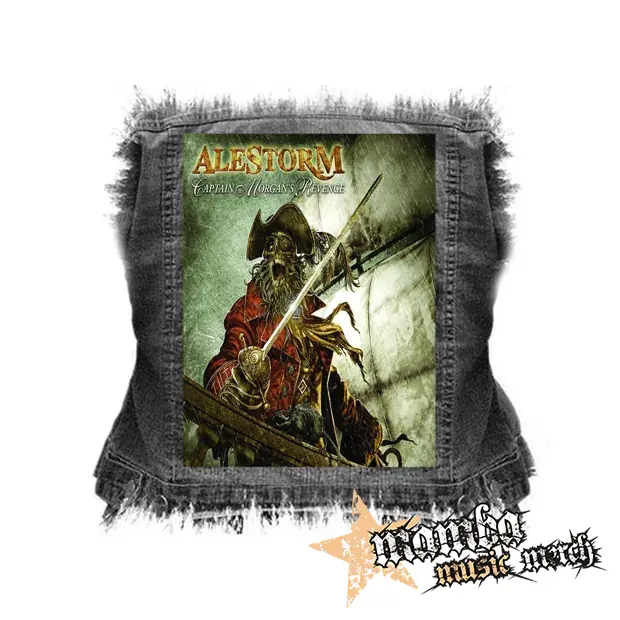 ALESTORM - Captain Morgan's Revenge - chrbtová nášivka (36 x 27 cm)