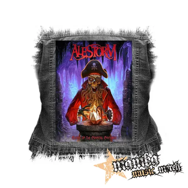 ALESTORM - Curse of the Crystal Coconut - chrbtová nášivka (36 x 27 cm)