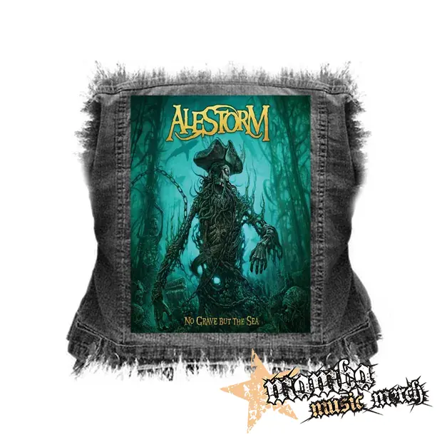 ALESTORM - No Grave but the Sea - chrbtová nášivka (36 x 27 cm)