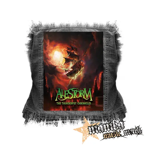 ALESTORM - The Thunderfist Chronicles - chrbtová nášivka (36 x 27 cm)
