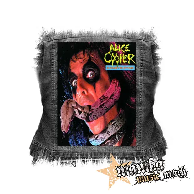 ALICE COOPER - Constrictor - chrbtová nášivka (36 x 27 cm)