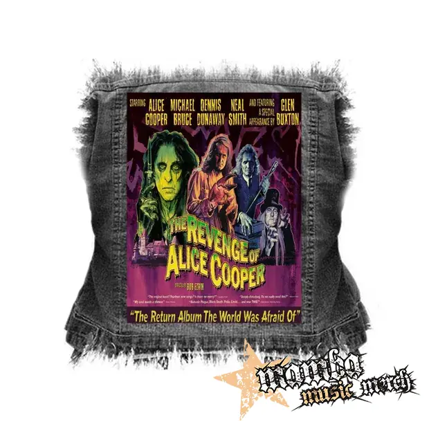 ALICE COOPER - The Revenge of Alice Cooper - chrbtová nášivka (36 x 27 cm)