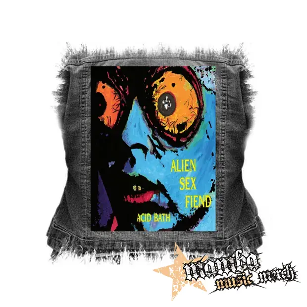 ALIEN SEX FIEND - Acid Bath - chrbtová nášivka (36 x 27 cm)