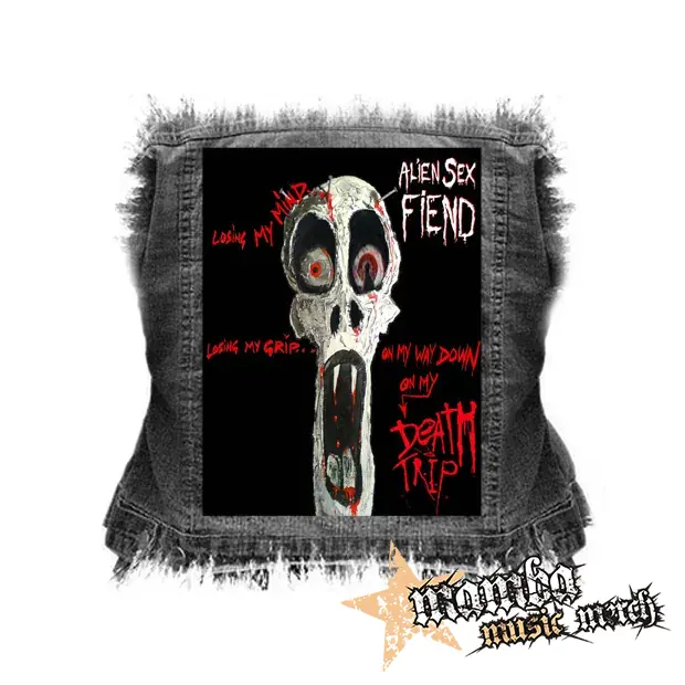 ALIEN SEX FIEND - Death Trip - chrbtová nášivka (36 x 27 cm)