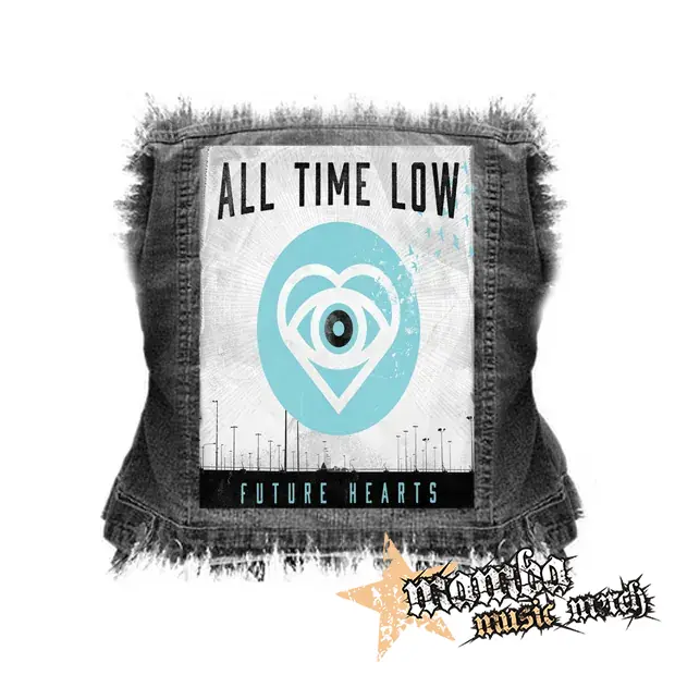 ALL TIME LOW - Future Hearts - chrbtová nášivka (36 x 27 cm)