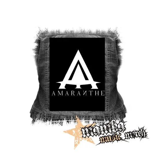 AMARANTHE - Logo - chrbtová nášivka (36 x 27 cm)