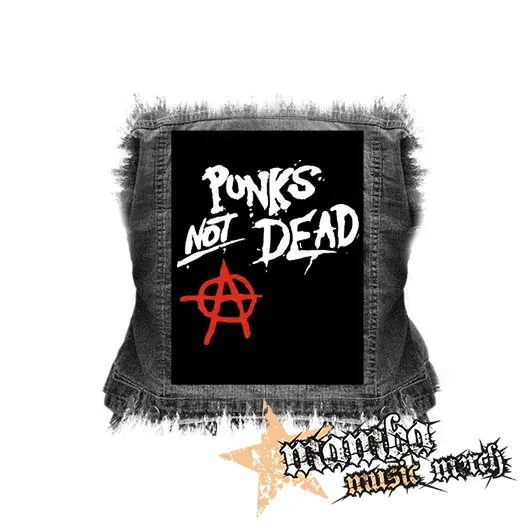 ANARCHY - Punks Not Dead - chrbtová nášivka (36 x 27 cm)