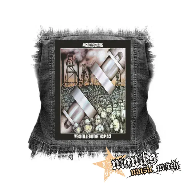 ANGELIC UPSTARTS - We Gotta Get Out of This Place - chrbtová nášivka (36 x 27 cm)