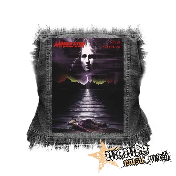 ANNIHILATOR - Never, Neverland - chrbtová nášivka (36 x 27 cm)