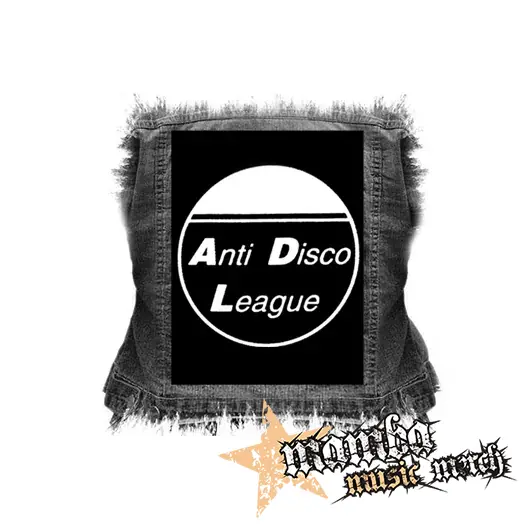 ANTI DISCO LEAGUE - Logo Circle - chrbtová nášivka (36 x 27 cm)